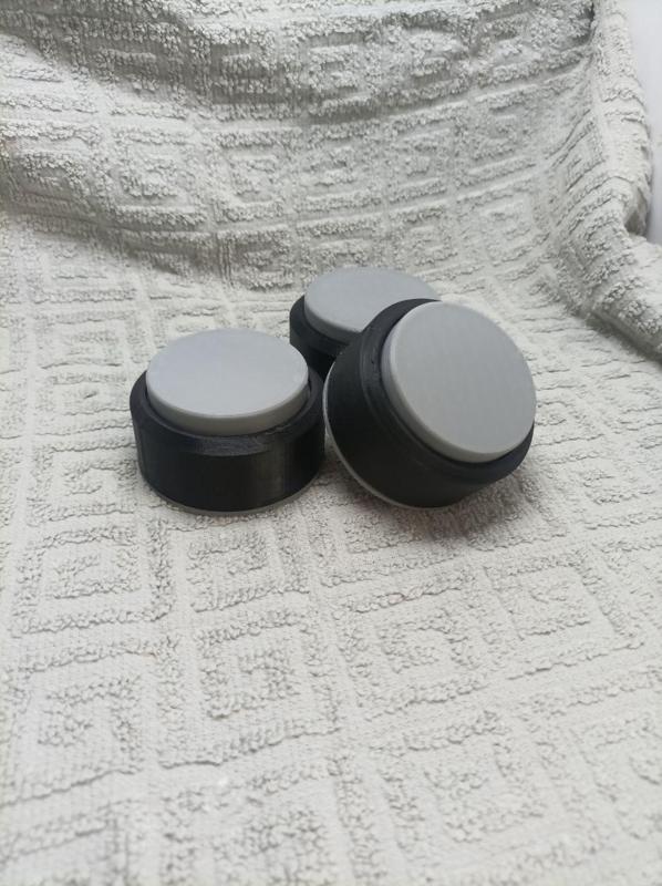 A large button for stress relief or for animal training