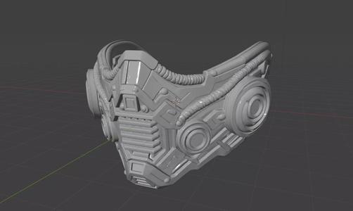 Mad Facial Wearable Mask 3D Printable