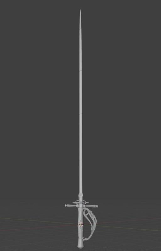 Jill Warrick's Rapier FFXVI.