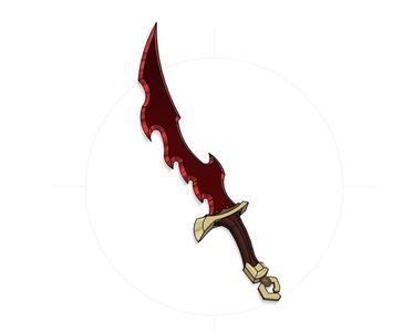 real size knight killer dagger from solo leveling