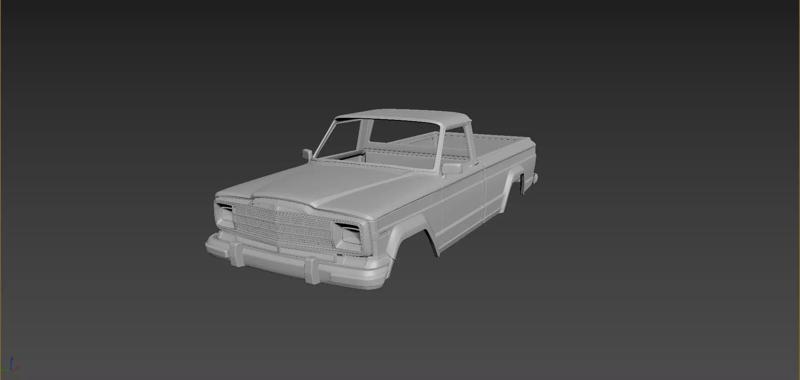 Jeep J10 1986 Body For Print