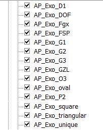 3Shape OPEN Library AP_Exo_pack 14 libraries