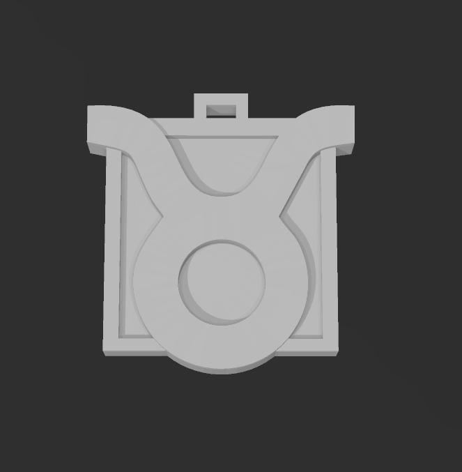 Taurus keychain necklace HD 20