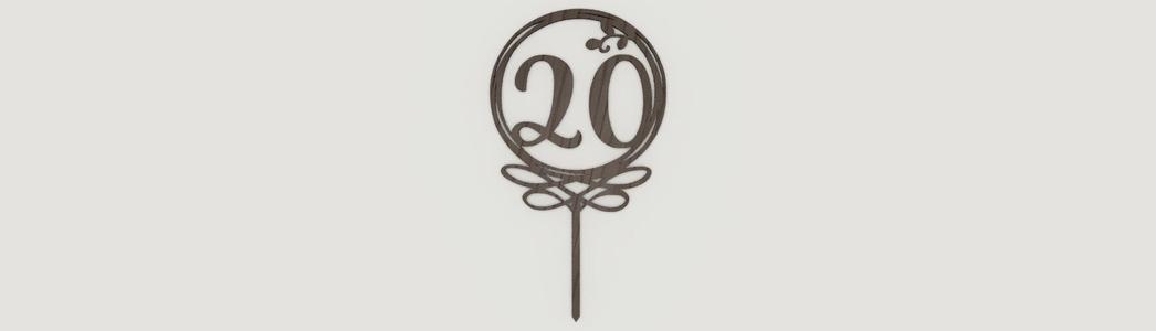 Birthday Cake topper 20