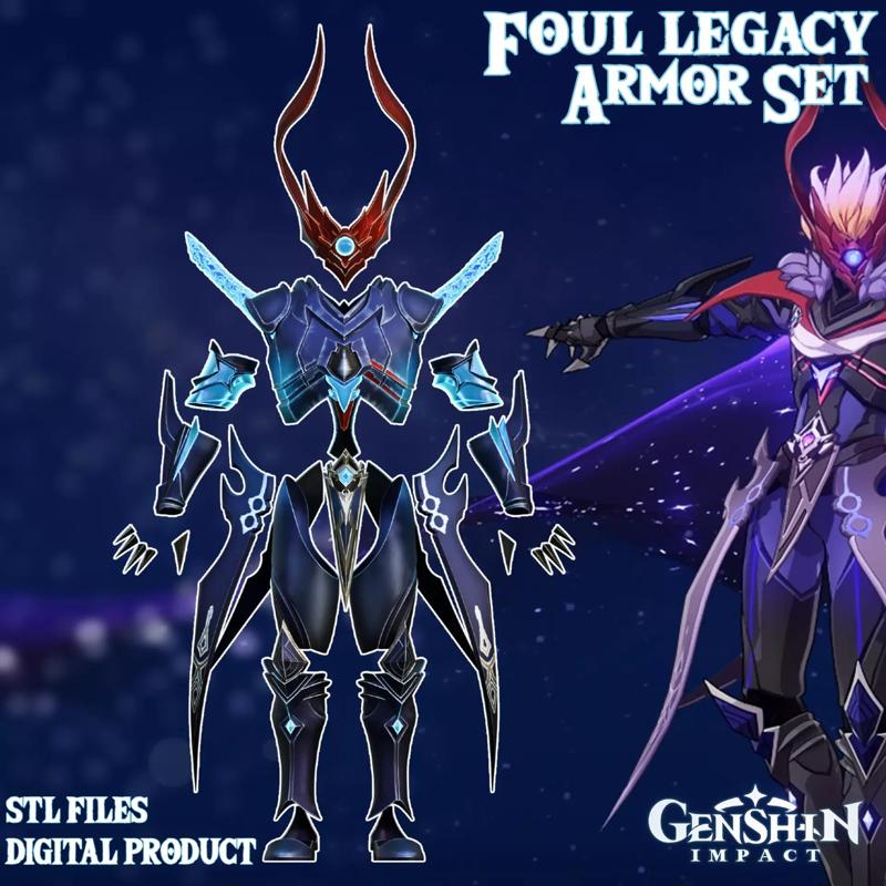 Foul Legacy Armor Set Genshin Impact