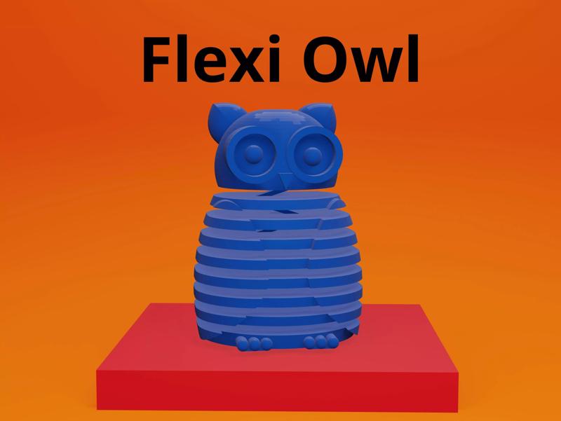 FLEXI OWL PRINT IN PLACE NO SUPPORT