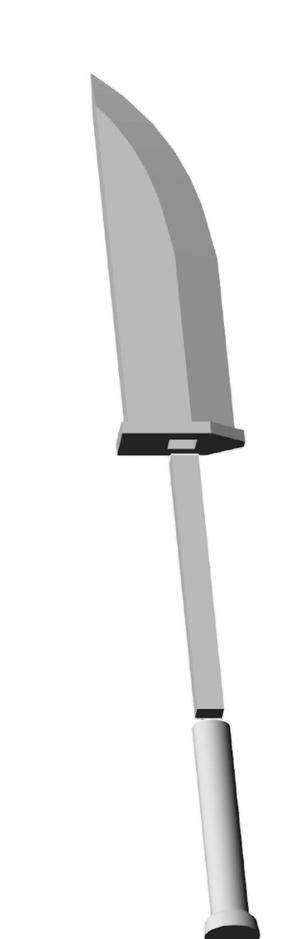 PROP DAGGER FOR TPU PRINTING