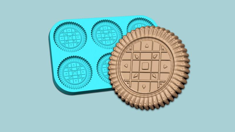 Cookie Mould 09 - Biscuit Silicon Molding