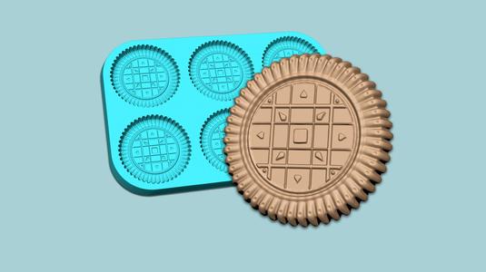 Cookie Mould 09 - Biscuit Silicon Molding