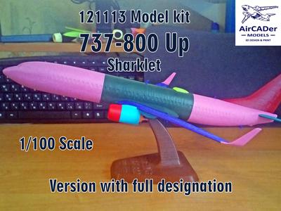 121113 Model kit Boeing 737-800 Sharklet Up