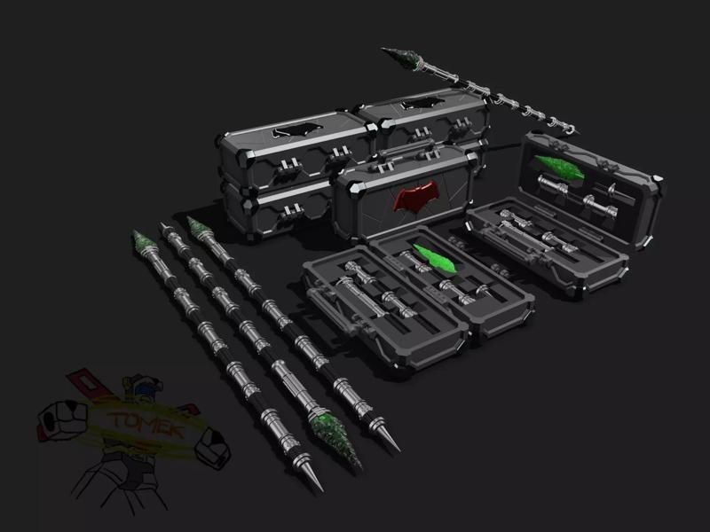 MCFARLANE FIGURE BATMAN BVS SPEAR SAFEBOX SUITCASE