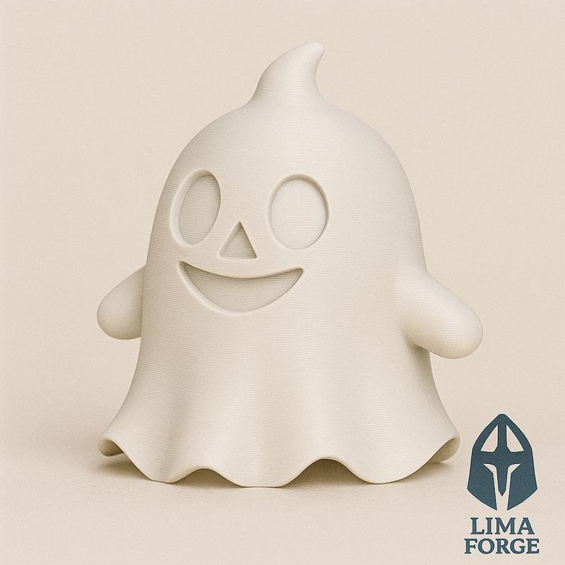 Cute Halloween Ghost Figurine – Spooky 3D Print Decoration