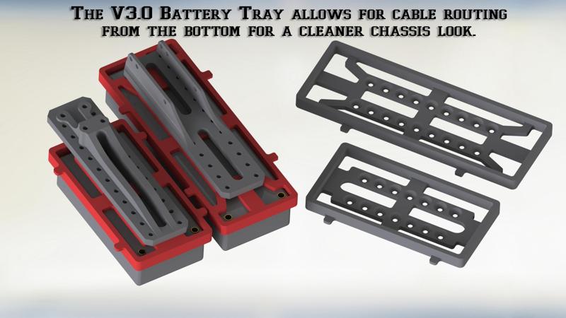 Oversliders - Battery Tray V3 for Weight Shift Frame (Shorty)
