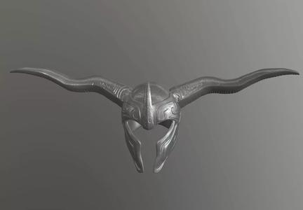 knight online-orc helmet - 3d print model