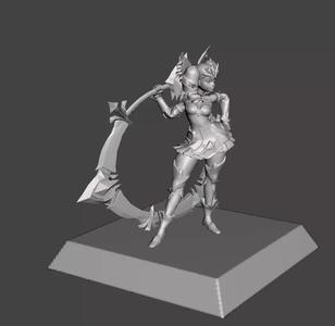 Battle  Queen Qiyana 3D Model