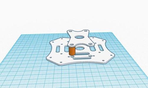 DJI Quad Frame with embeded damper board for PixHawk