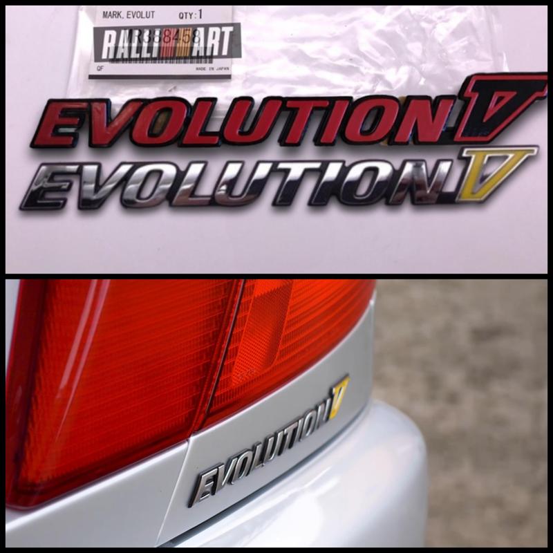 Emblem Mitsubishi Lancer Evolution V