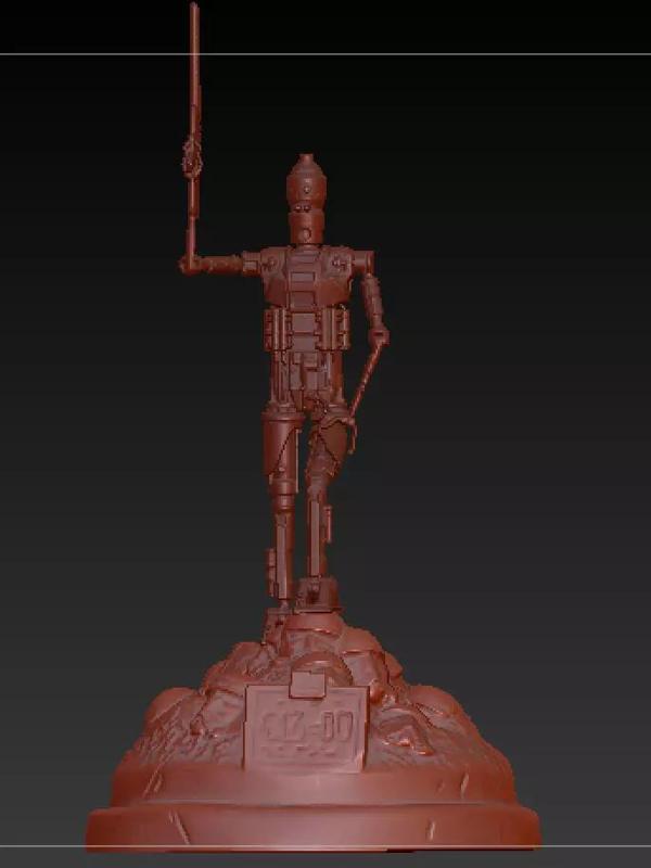 IG 11 STATUE Greef karga protocol droid for 3 75 inch