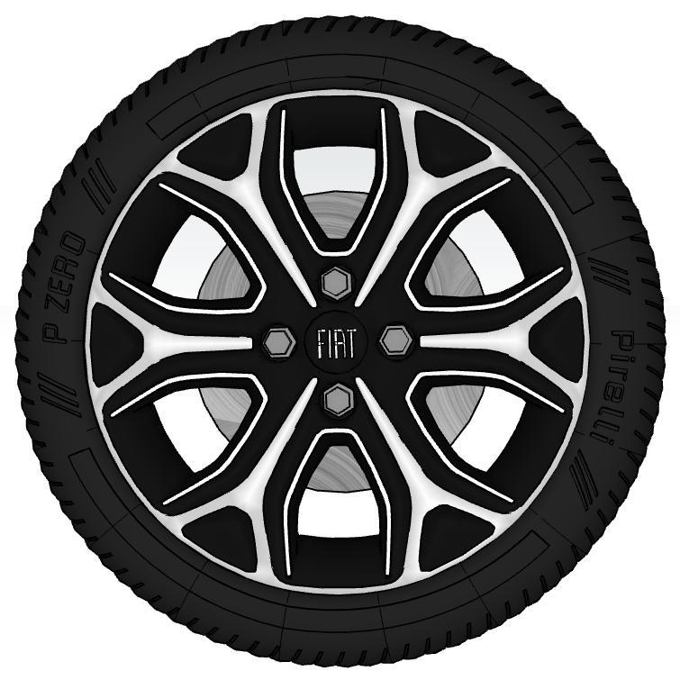 Fiat Strada wheel