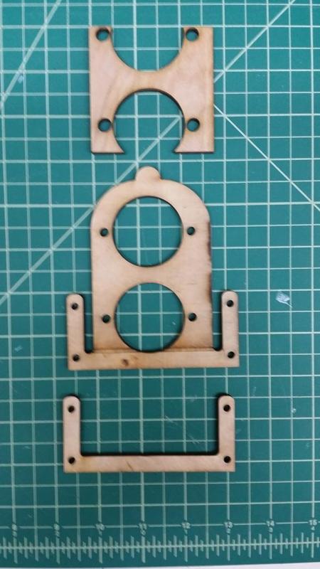 Lulzbot TAZ Laser-cut Flex Plate (for Dual Extruder)