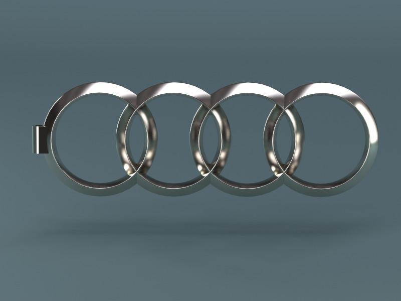 Audi keychain created in PARTsolutions