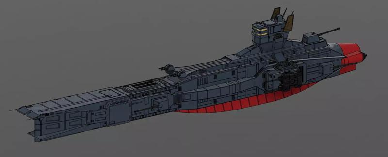 1l1700 Gundam battleship Salamis kai