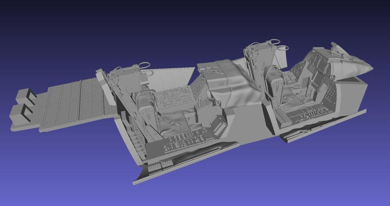 1/72 F-14A cockpit set for Hasegawa