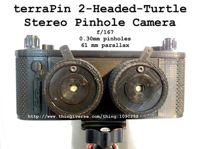 terraPin 2HT Stereo Pinhole Camera 120 film