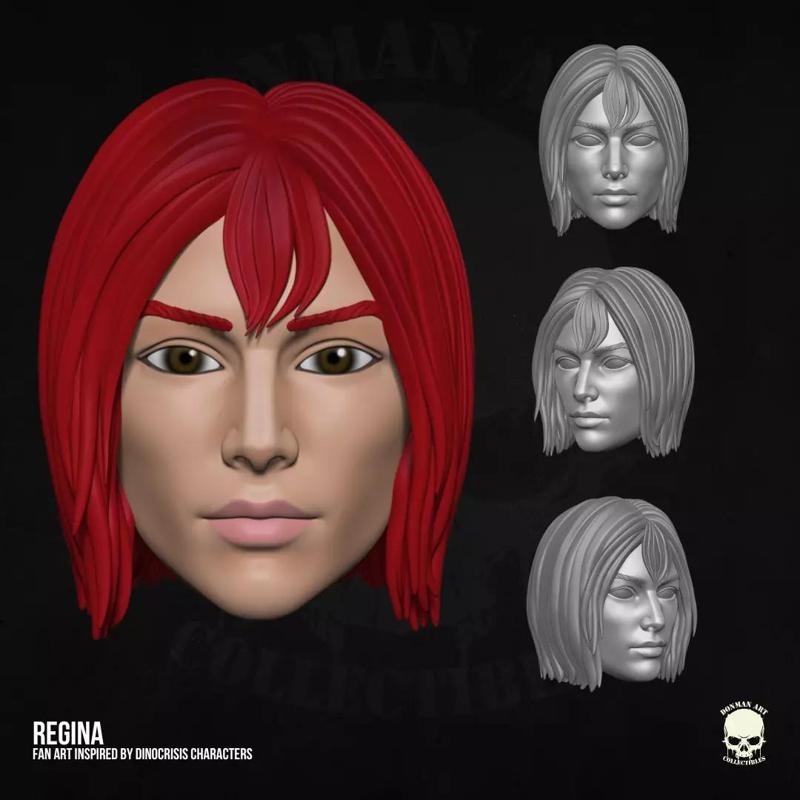 Regina Dino Crisis Fan Art STL for Action figures