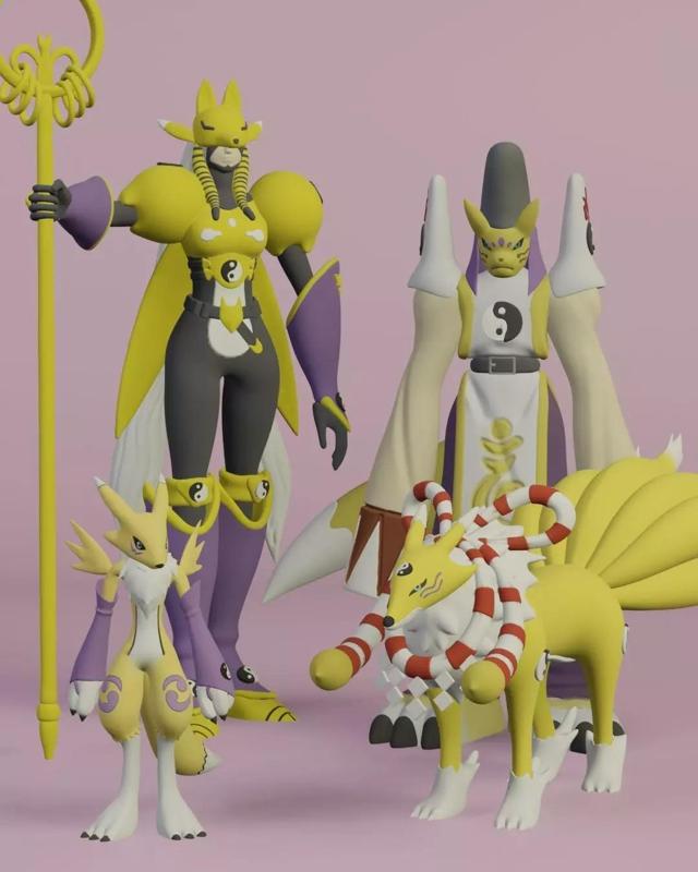 Renamon Entire Evolution Pack