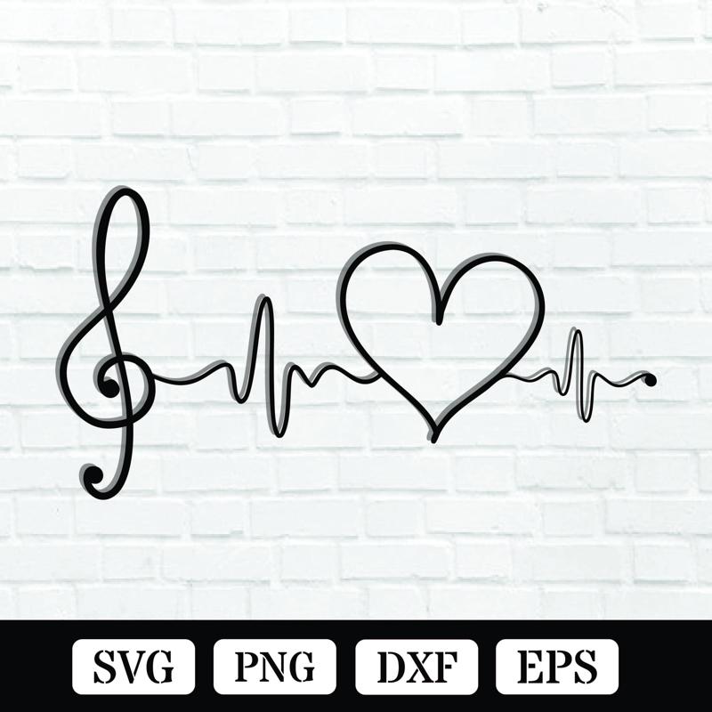 Music Metal Wall Art Laser Cut Files