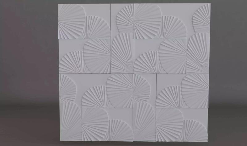 3decor tile with pattern
