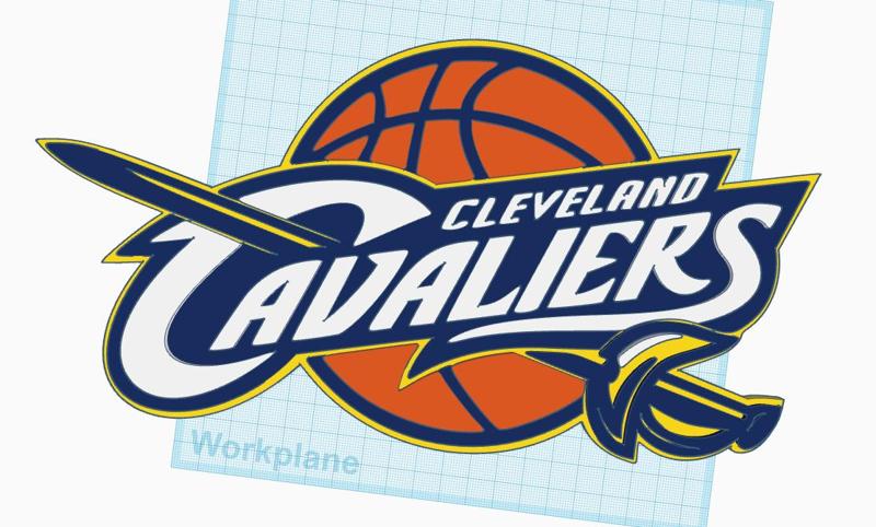 Cleveland Cavaliers 2004 - 2017 Logo for Wall Mounting