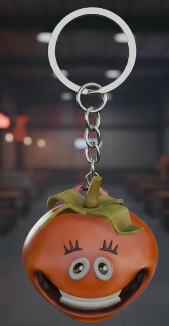 Fortnite Tomatohead Crustina Keychain (No Supports