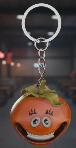 Fortnite Tomatohead Crustina Keychain (No Supports