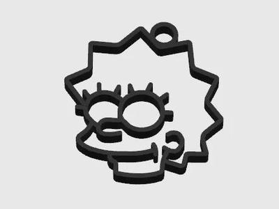 Key chan Lisa Simpson