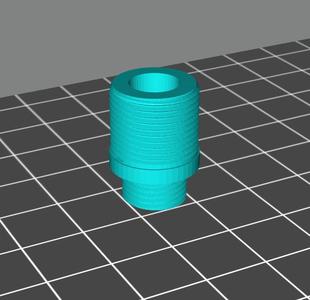 Adapter 11+ to 14- for fixed barrel on Glock 17/18/19 VE