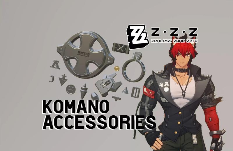 Zenless Zone Zero - Komano Manato Accessories