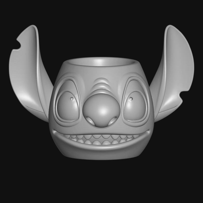 Stitch planter, pencil holder, Lilo and Stitch, Disney