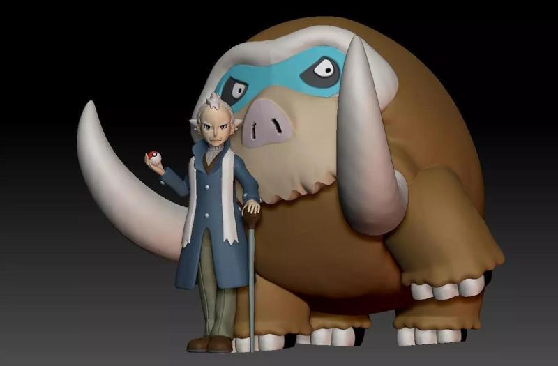 Pokemon johto Gym Leader Pryce