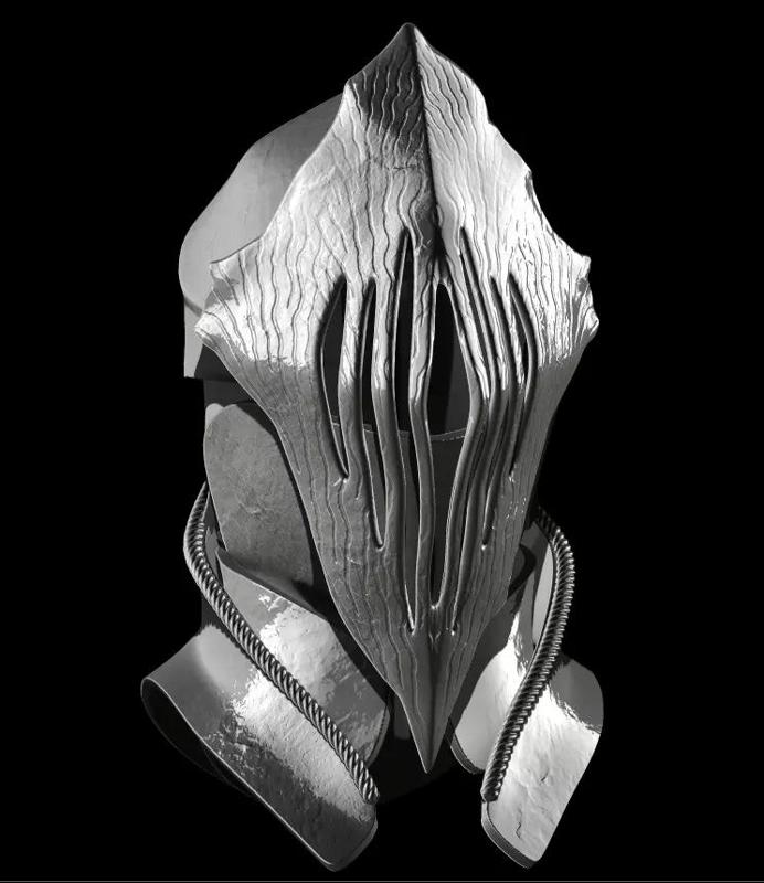 OUTRIDER KNIGHT HELMET - Dark Souls 3 Cosplay Fan Art STL Model