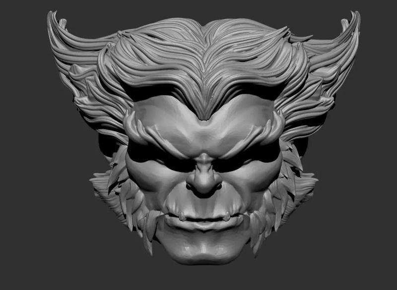 Marvels Beast head sculpt for figure