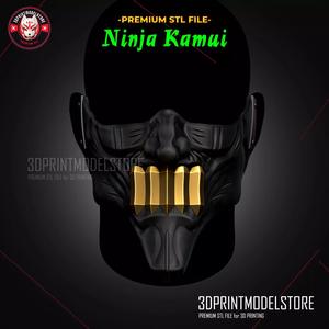 Ninja Kamui Zai Mask - Oni Samurai Cosplay Halloween