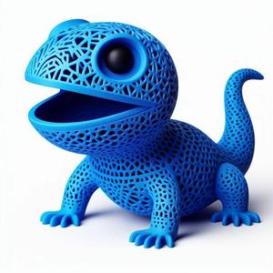 Voronoi T-Rex Dinosaur 3D Print – Modern Geometric Style, Stylish Decorative Model, Unique Sculpture for Desk or Home