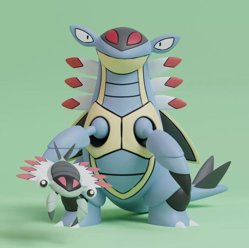 Pokemon - Anorith and Armaldo