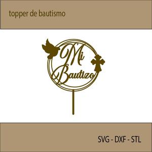 topper de bautismo