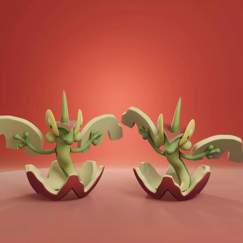 Pokemon - Flapple with 2 poses