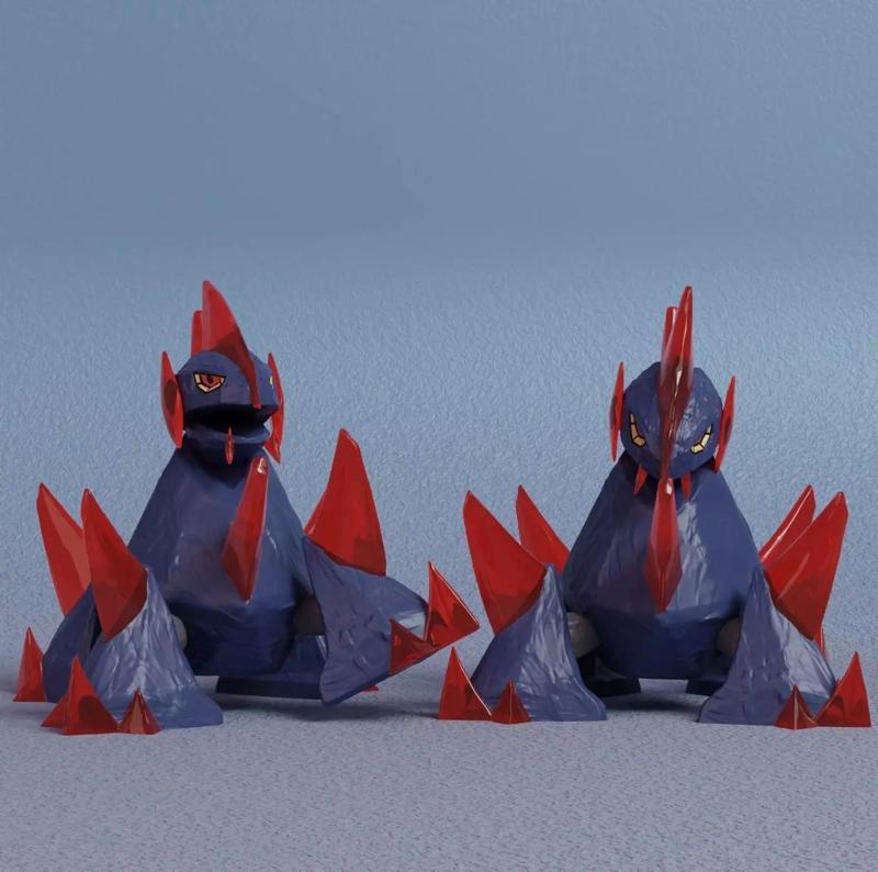 Pokemon - Gigalith with 2 poses