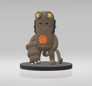 Mini Hellboy toy  3d printable model