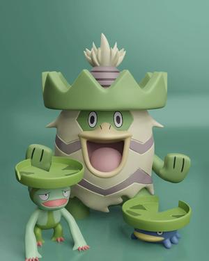 Pokemon - Lotad Lombre and Ludicolo